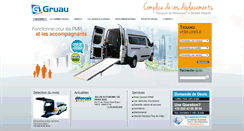 Desktop Screenshot of gruau-vehicule-handicap.com